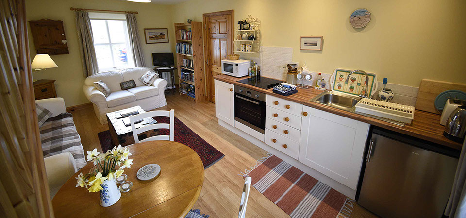 Half of Three self catering accommodation on the Isle of Skye with private parking and WIFI